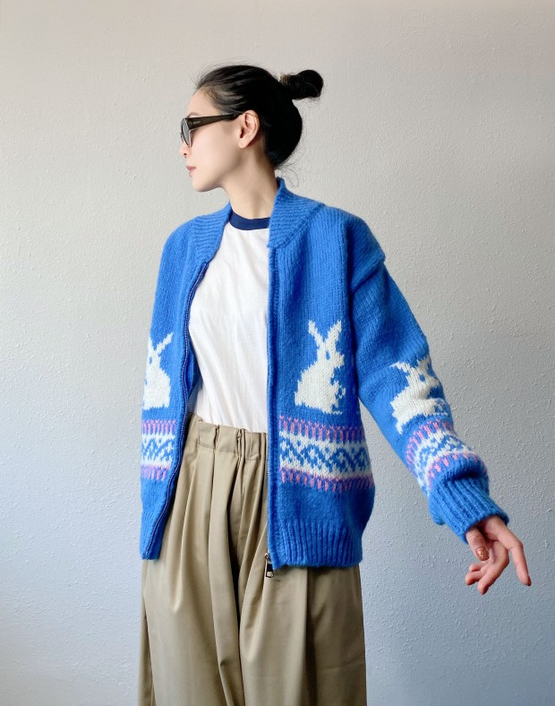 Blue Rabbit Cardigan #250115